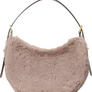 Kate Spade Nova Faux Fur Small Crescent Shoulder Bag